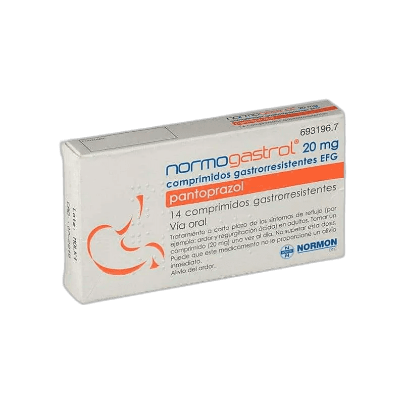 Imagen de NORMOGASTROL EFG 20 mg 14 COMPRIMIDOS GASTRORRESISTENTES