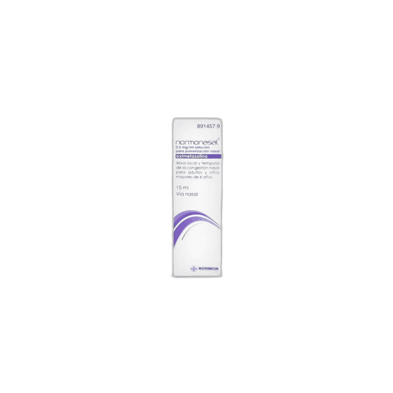 Imagen de NORMONASAL 0,5 mg/ml SOLUCION PARA PULVERIZACION NASAL 1 FRASCO 15 ml
