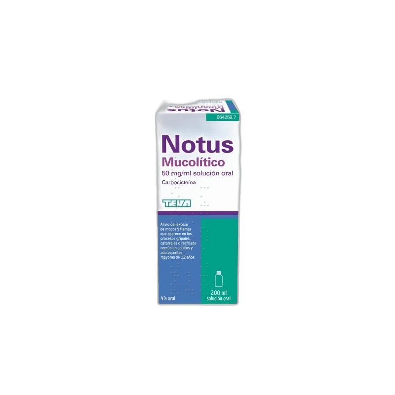 Imagen de NOTUS MUCOLITICO 50 mg/ml SOLUCION ORAL 1 FRASCO 200 ml
