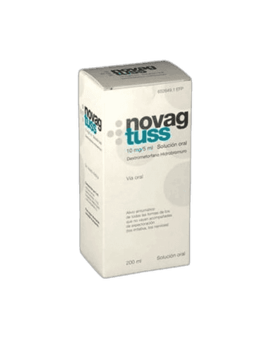 Imagen de NOVAG TUSS 10 mg/5 ml SOLUCION ORAL 1 FRASCO 200 ml