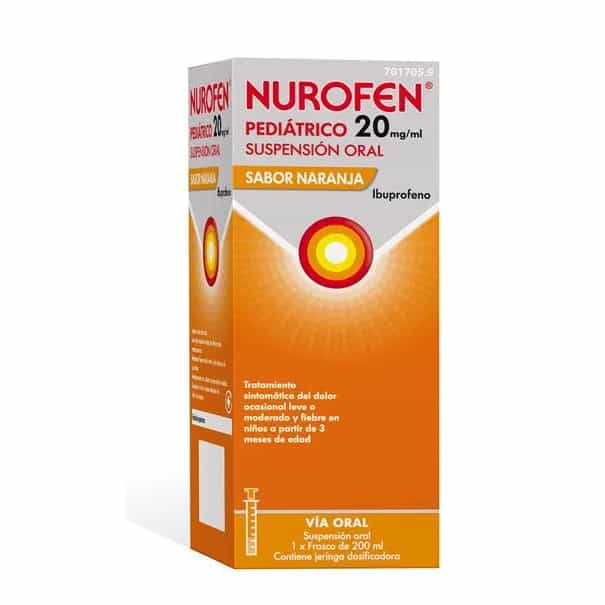 Imagen de Nurofen Pediátrico 20 Mg/Ml 200 Ml Sabor Naranja