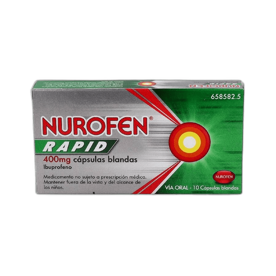 Imagen de NUROFEN RAPID 400 mg 10 CAPSULAS BLANDAS