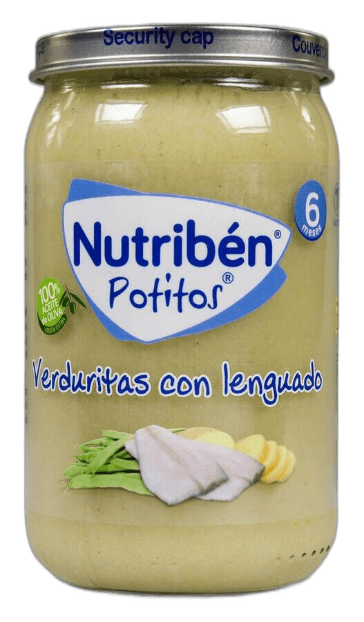 Imagen de NUTRIBEN VERDURITAS CON LENGUADO 235G