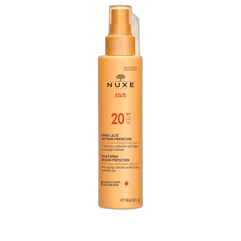 Imagen de Nuxe Sun Lait Spray Spf20 Cara Y Cuerpo 150 Ml