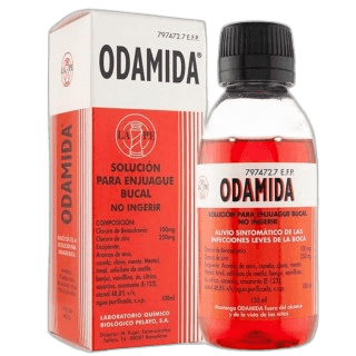 Imagen de ODAMIDA 1 mg/ml + 2,5 mg/ml SOLUCION BUCAL 1 FRASCO 135 ml