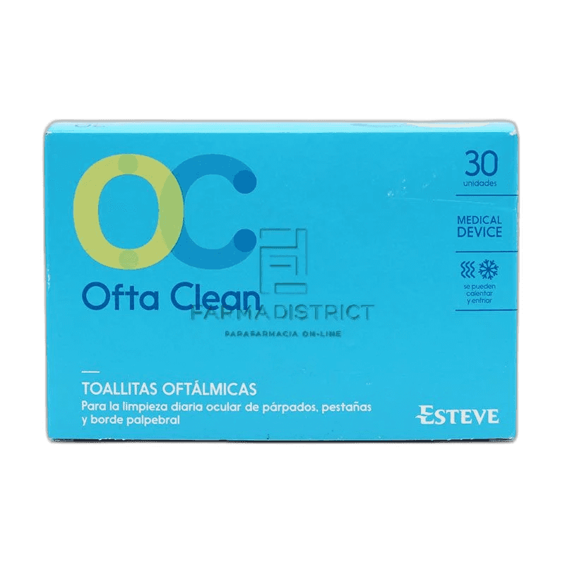 Imagen de OFTACLEAN 30 TOALLITAS OFTALMICAS