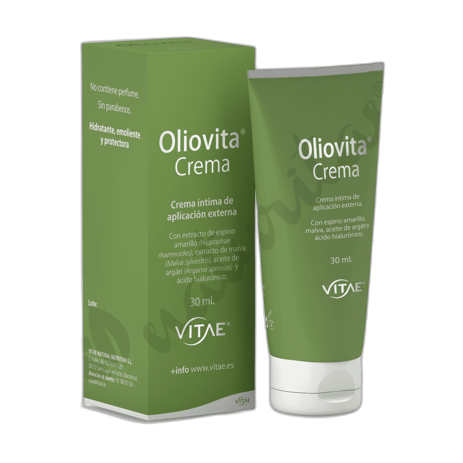 Imagen de OLIOVITA CREMA INTIMA 1 ENVASE 30 ML