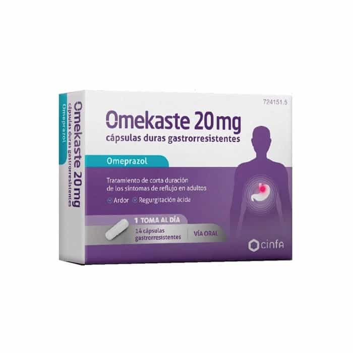 Imagen de Omekaste 20 Mg 14 Cápsulas Gastrorresistentes