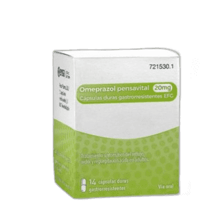 Imagen de OMEPRAZOL PENSAVITAL EFG 20 mg 14 CAPSULAS GASTRORRESISTENTES