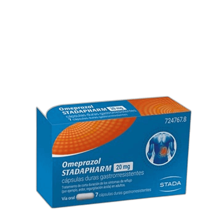 Imagen de OMEPRAZOL STADAPHARM 20 mg 14 CAPSULAS GASTRORRESISTENTES (BLISTER)