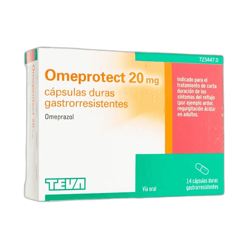 Imagen de OMEPROTECT 20 mg 14 CAPSULAS GASTRORRESISTENTES (BLISTER)