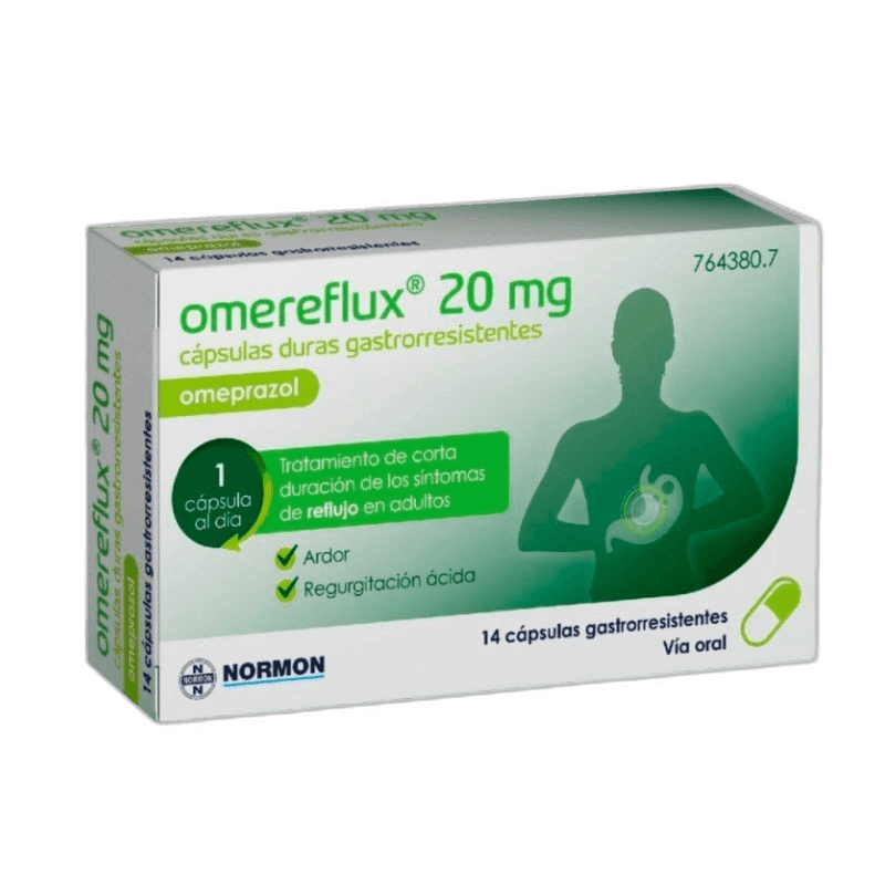 Imagen de OMEREFLUX 20 mg 14 CAPSULAS GASTRORRESISTENTES