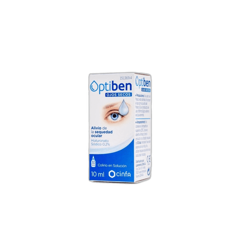 Imagen de OPTIBEN GOTAS SEQUEDAD OCULAR 10 ML