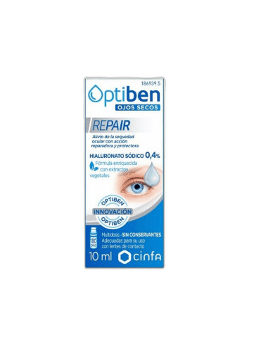 Imagen de OPTIBEN OJOS SECOS REPAIR FRASCO 10 ML
