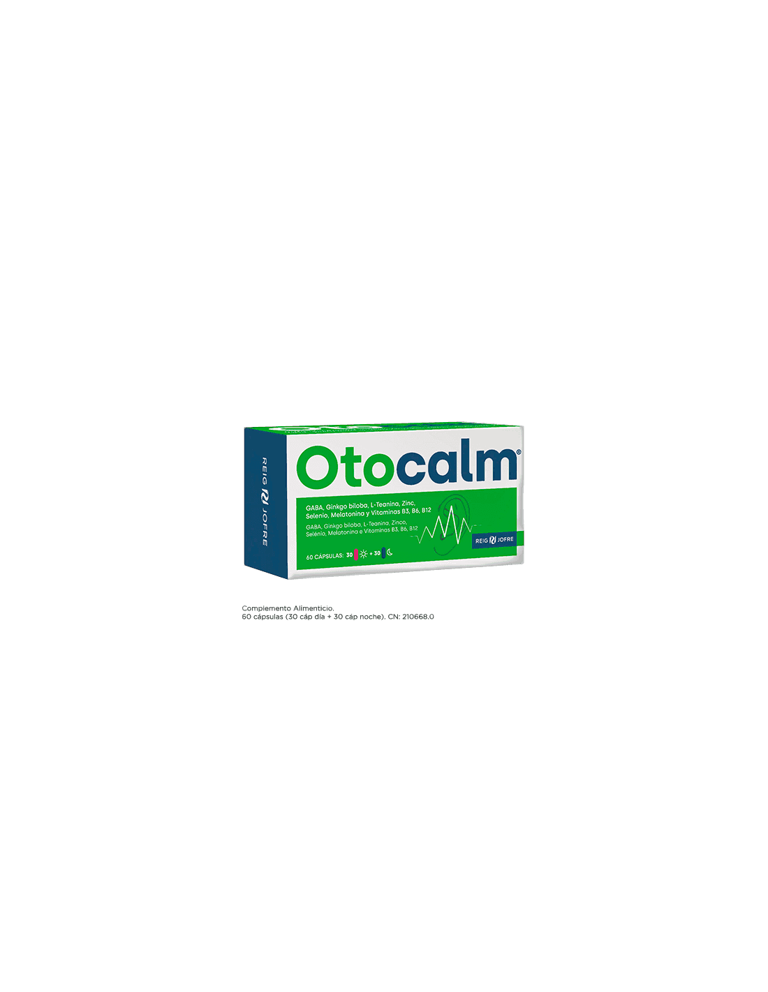 Imagen de OTOCALM 30 CAPSULAS DIA + 30 CAPSULAS NOCHE