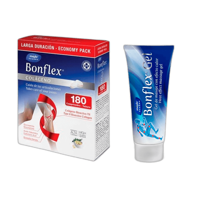 Imagen de PACK BONFLEX 180 COMPRIMIDOS + GEL