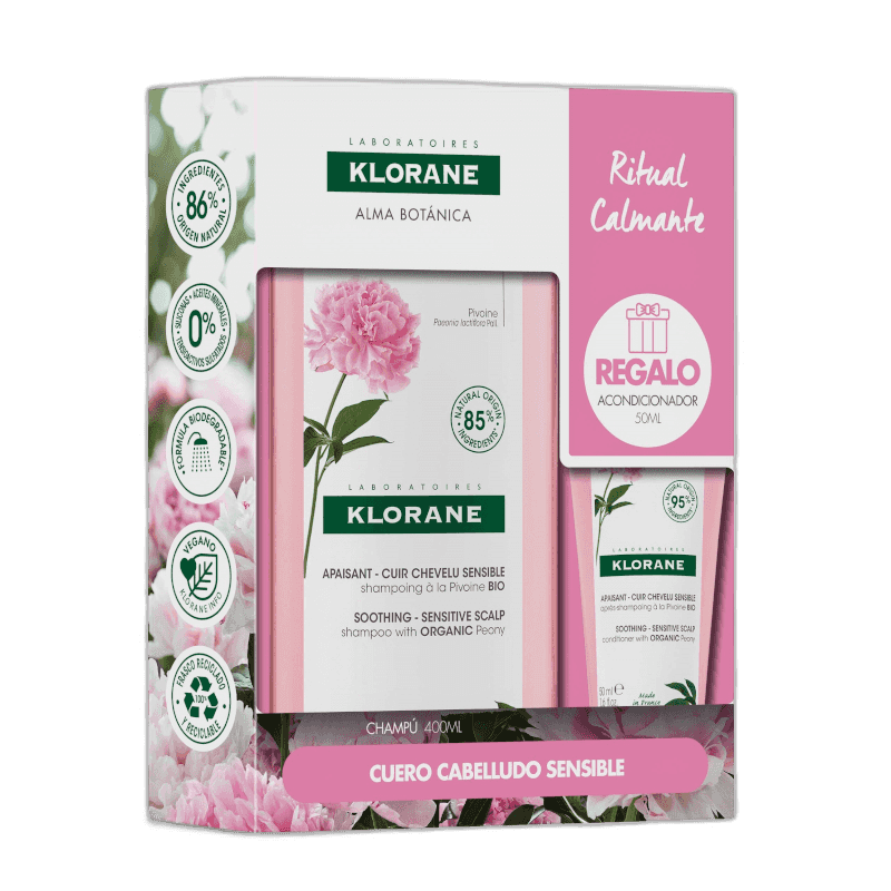 Imagen de PACK CHAMPU PEONIA 400ML + ACONDICIONADOR