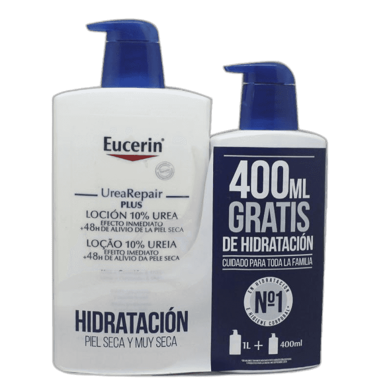 Imagen de PACK EUCERIN LOCION UREA 1L + 400 ML