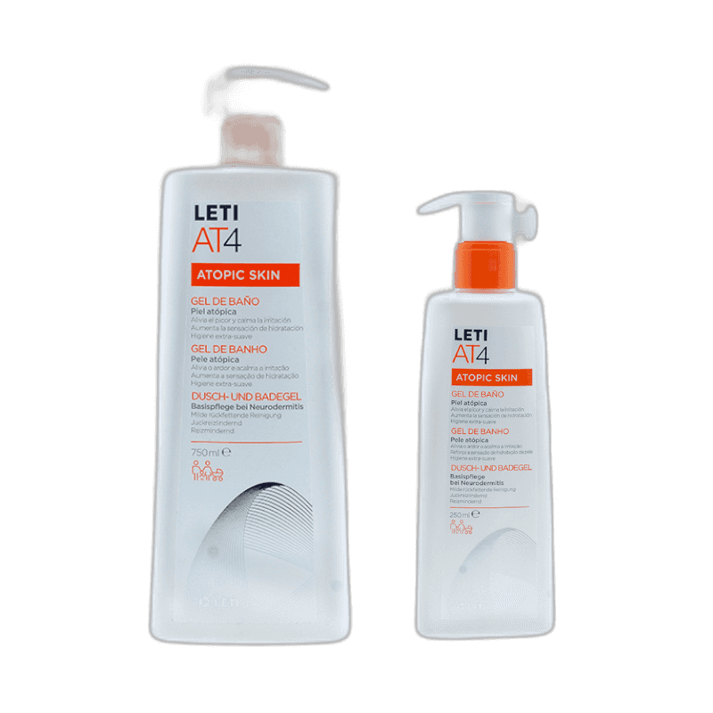 Imagen de PACK LETI AT4 GEL DE BAÑO 750 ML + 250 ML