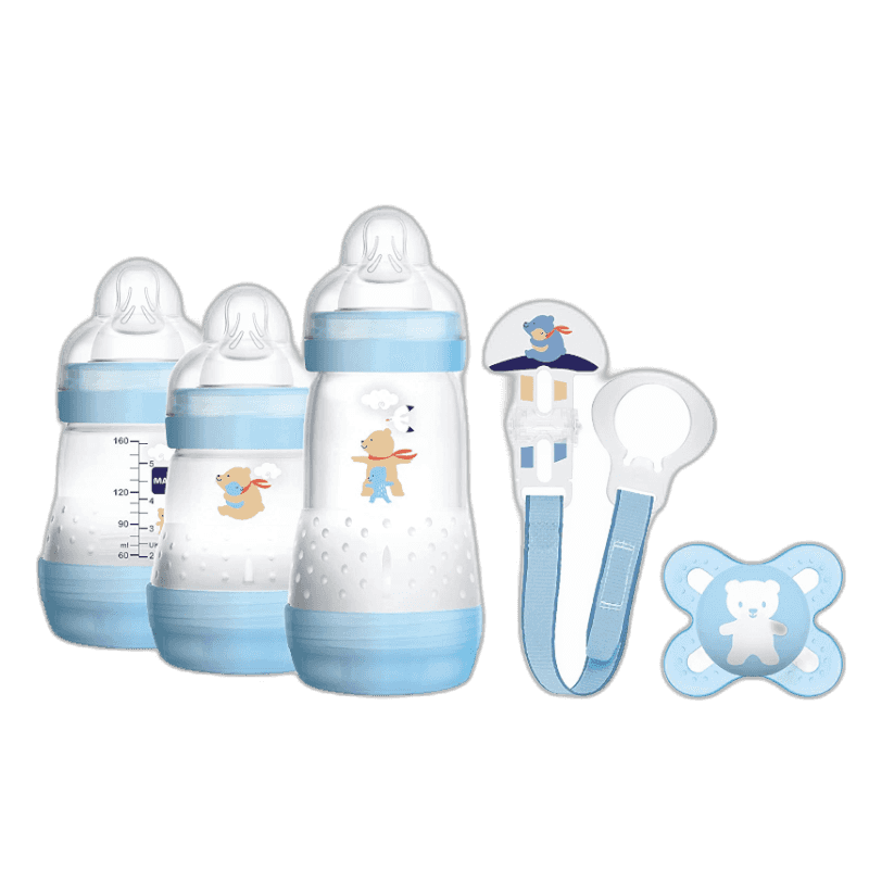 Imagen de PACK MAN SET AZUL WELCOME TO THE WORLD