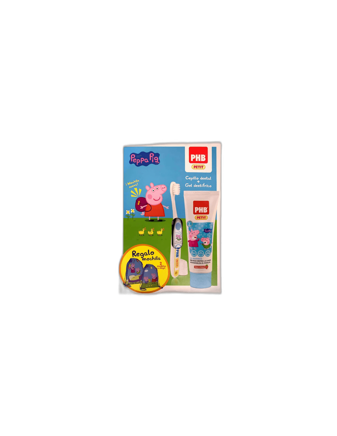 Imagen de PACK PHB PETIT PEPPA GEL75+CEP+GADGET