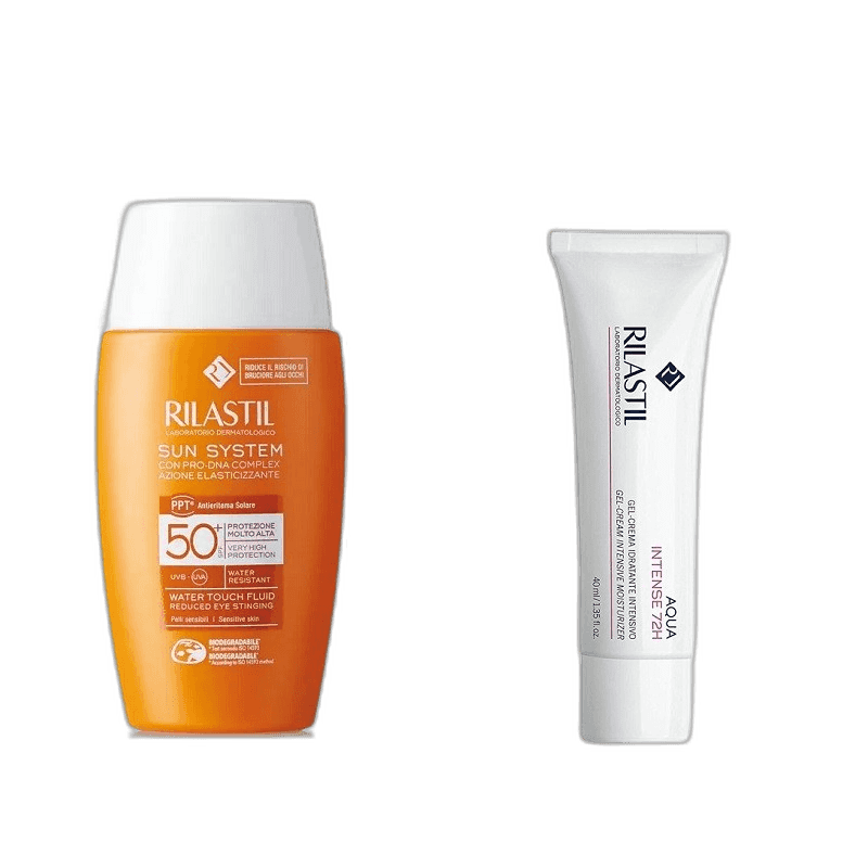 Imagen de Rilastil Sun System Pack Verano nº1 Rilastil Sun System Water Touch Spf50+ 50 Ml +Rilastil Aqua Intense 72h Gel-Crema 40 Ml