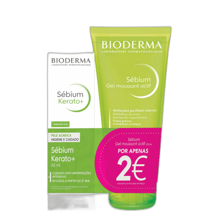 Imagen de PACK SEBIUM KERATO + GEL MOUSSANT ACTIF