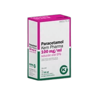 Imagen de PARACETAMOL KERN PHARMA EFG 100 mg/ml SOLUCION ORAL 1 FRASCO 30 ml