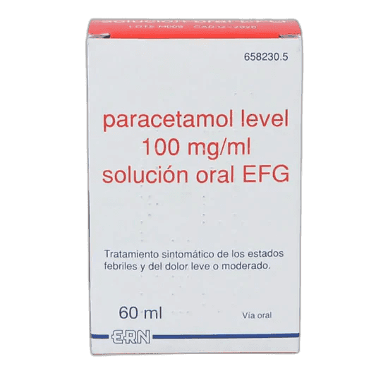 Imagen de PARACETAMOL LEVEL EFG 100 mg/ml SOLUCION ORAL 1 FRASCO 30 ml