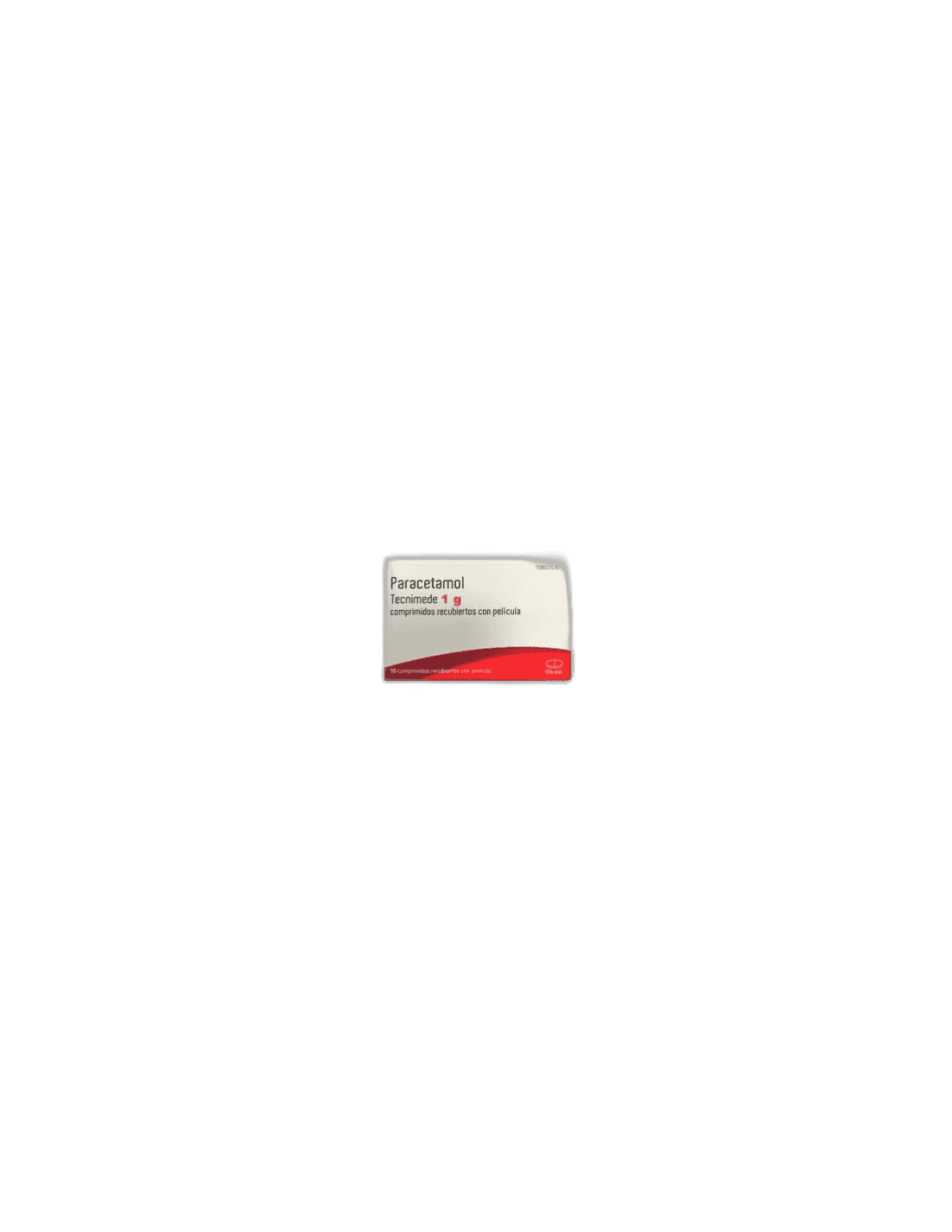 Imagen de PARACETAMOL TECNIMEDE 1 g 10 COMPRIMIDOS RECUBIERTOS