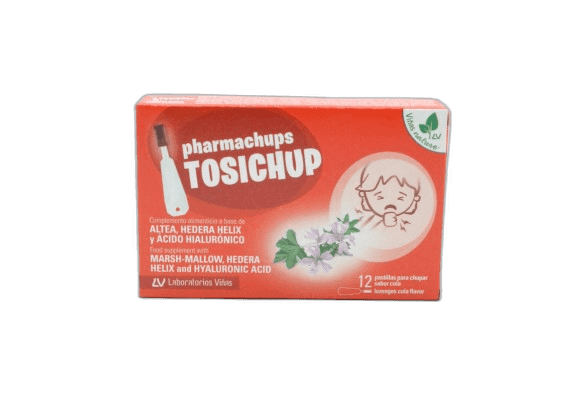 Imagen de PHARMACHUPS TOSICHUP 12 PASTILLAS SABOR COLA