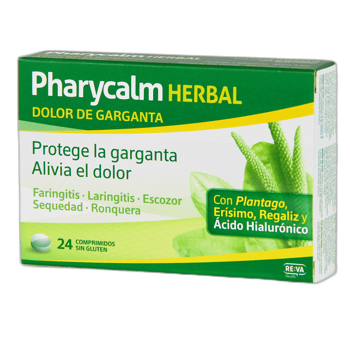 Imagen de PHARYCALM HERBAL DOLOR GARGANT 24 COMP