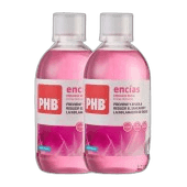 Imagen de PHB ENCIAS ENJUAGUE BUCAL 2 ENVASES 500 ML DUPLO