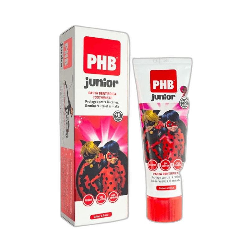 Imagen de PHB JUNIOR PASTA FRESA 75 ML LADYBUG