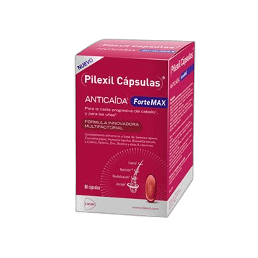 Imagen de PILEXIL CAPSULAS ANTICAIDA FORTEMAX 60 CAPSULAS