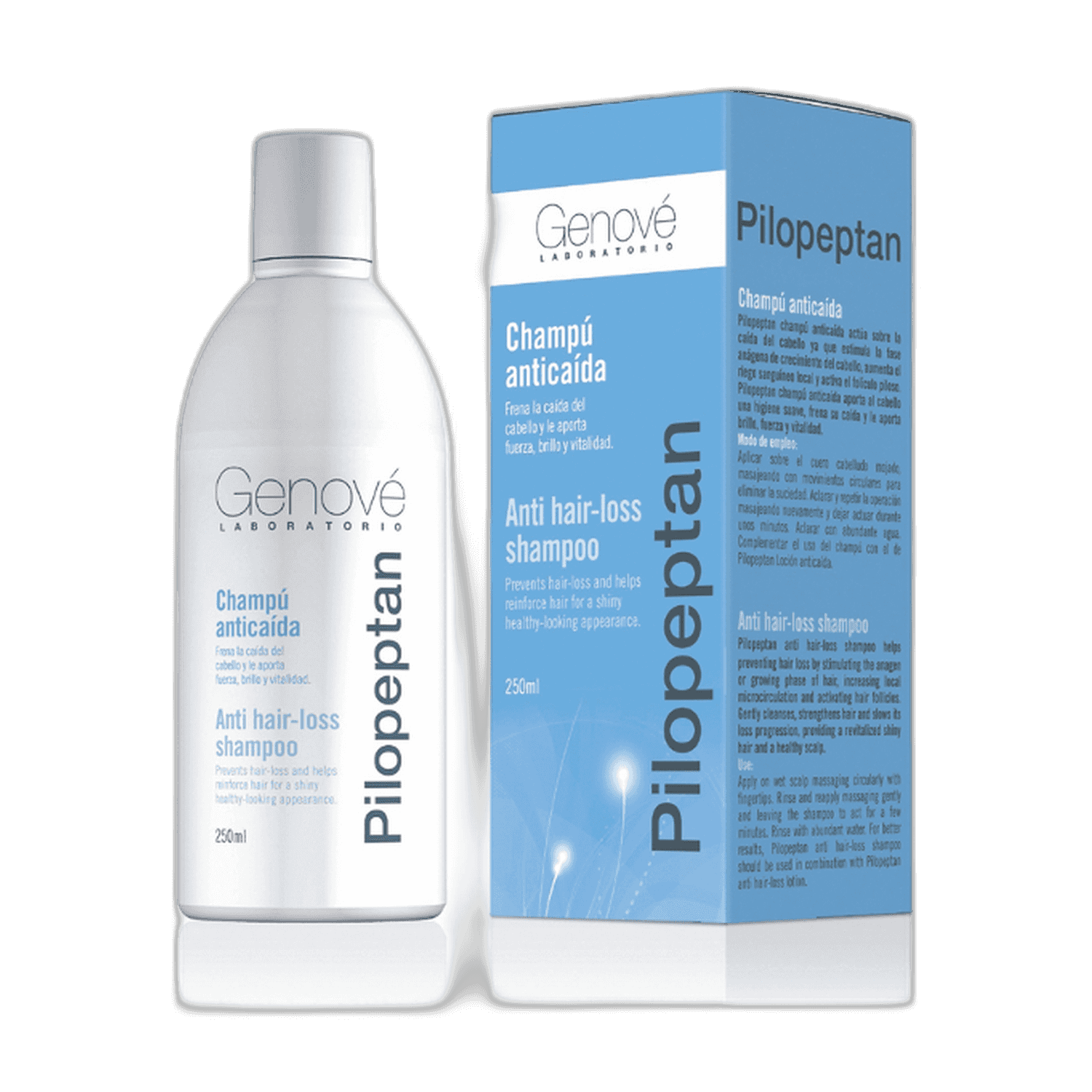 Imagen de PILOPEPTAN CHAMPU ANTICAIDA 1 BOTELLA 250 ML
