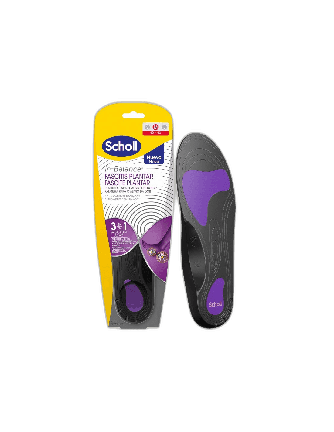 Imagen de PLANTILLA SCHOLL FASCITIS PLANTAR TALLA M