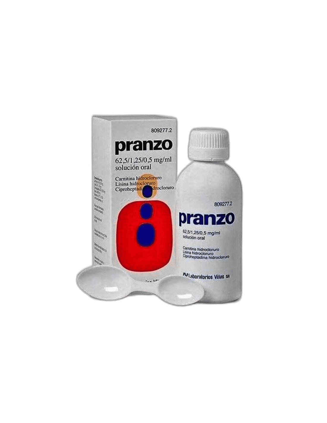 Imagen de PRANZO 62,5 mg/ml + 1,25 mg/ml + 0,5 mg/ml SOLUCION ORAL 1 FRASCO 200 ml