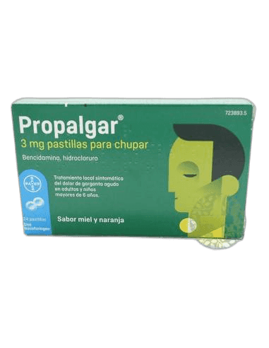 Imagen de PROPALGAR 3 mg 24 PASTILLAS PARA CHUPAR