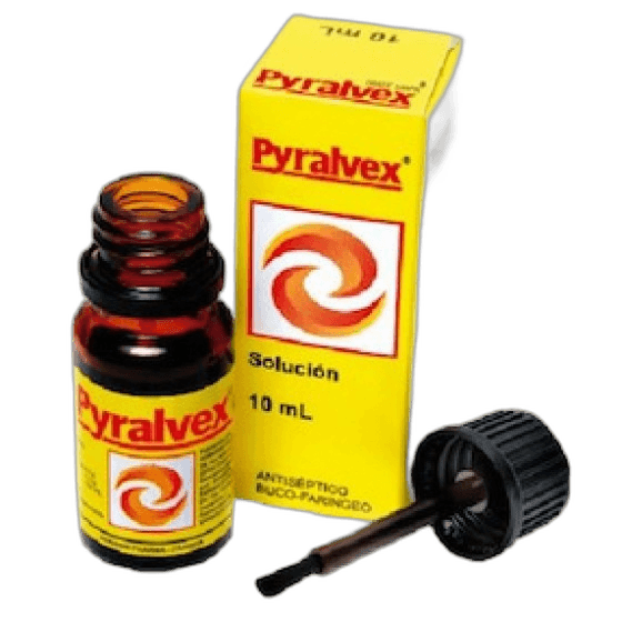 Imagen de PYRALVEX 10 mg/ml + 50 mg/ml SOLUCION BUCAL 1 FRASCO 10 ml