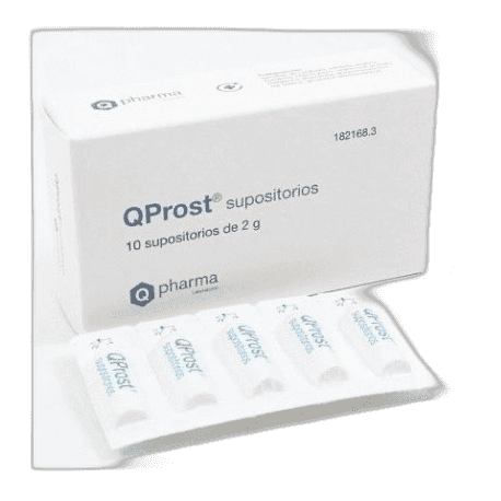 Imagen de QPROST SUPOSITORIOS 10 SUPOSITORIOS