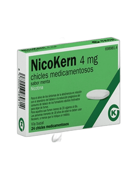 Imagen de QUITT 4 mg 24 CHICLES MEDICAMENTOSOS (SABOR MENTA)
