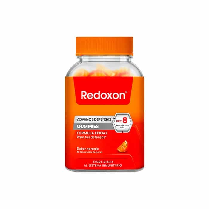 Imagen de Redoxon Advance Defensas Sabor Naranja 60 Gummies