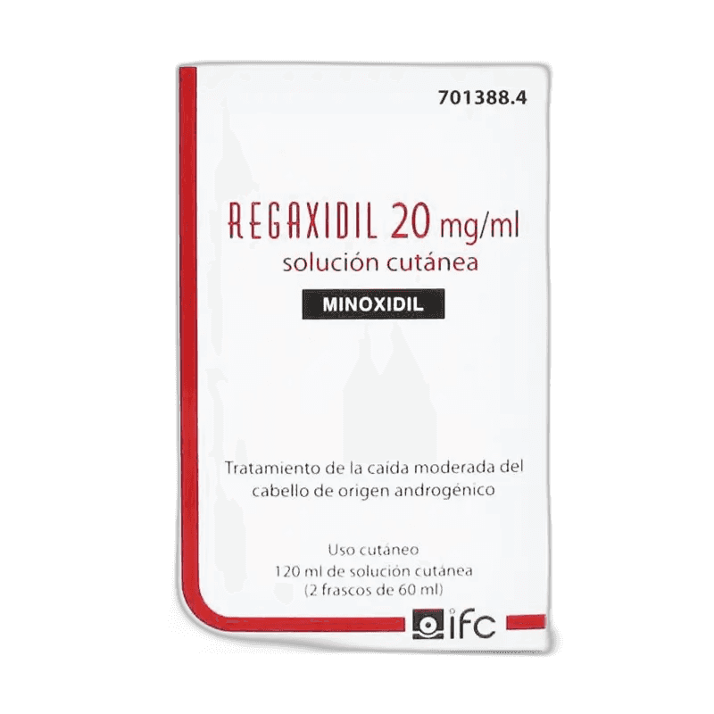 Imagen de REGAXIDIL 20 mg/ml SOLUCION CUTANEA 2 FRASCOS 60 ml