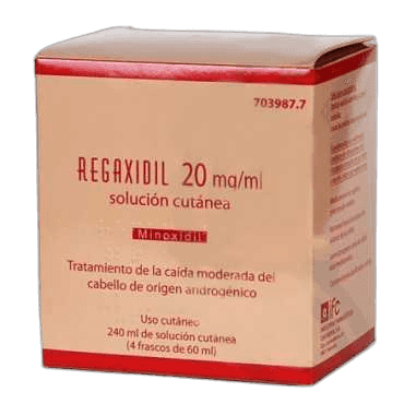 Imagen de REGAXIDIL 20 mg/ml SOLUCION CUTANEA 4 FRASCOS 60 ml