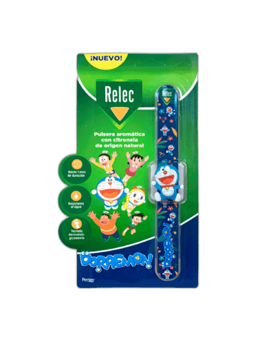 Imagen de RELEC PULSERA AROMATICA 1 UNIDAD DORAEMON