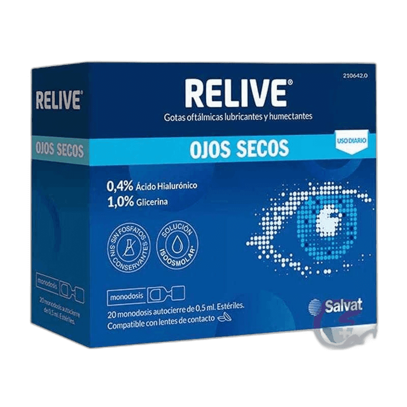 Imagen de RELIVE OJOS SECOS 20 MONODOSIS