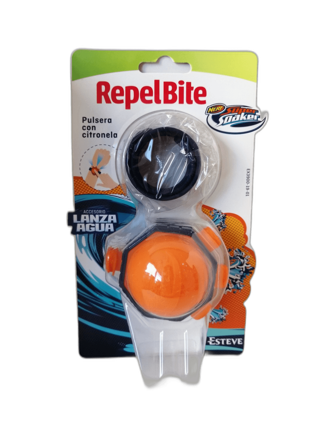 Imagen de REPEL BITE PULSERA AROMATICA CITRONELA CON ACCESORIO NERF S