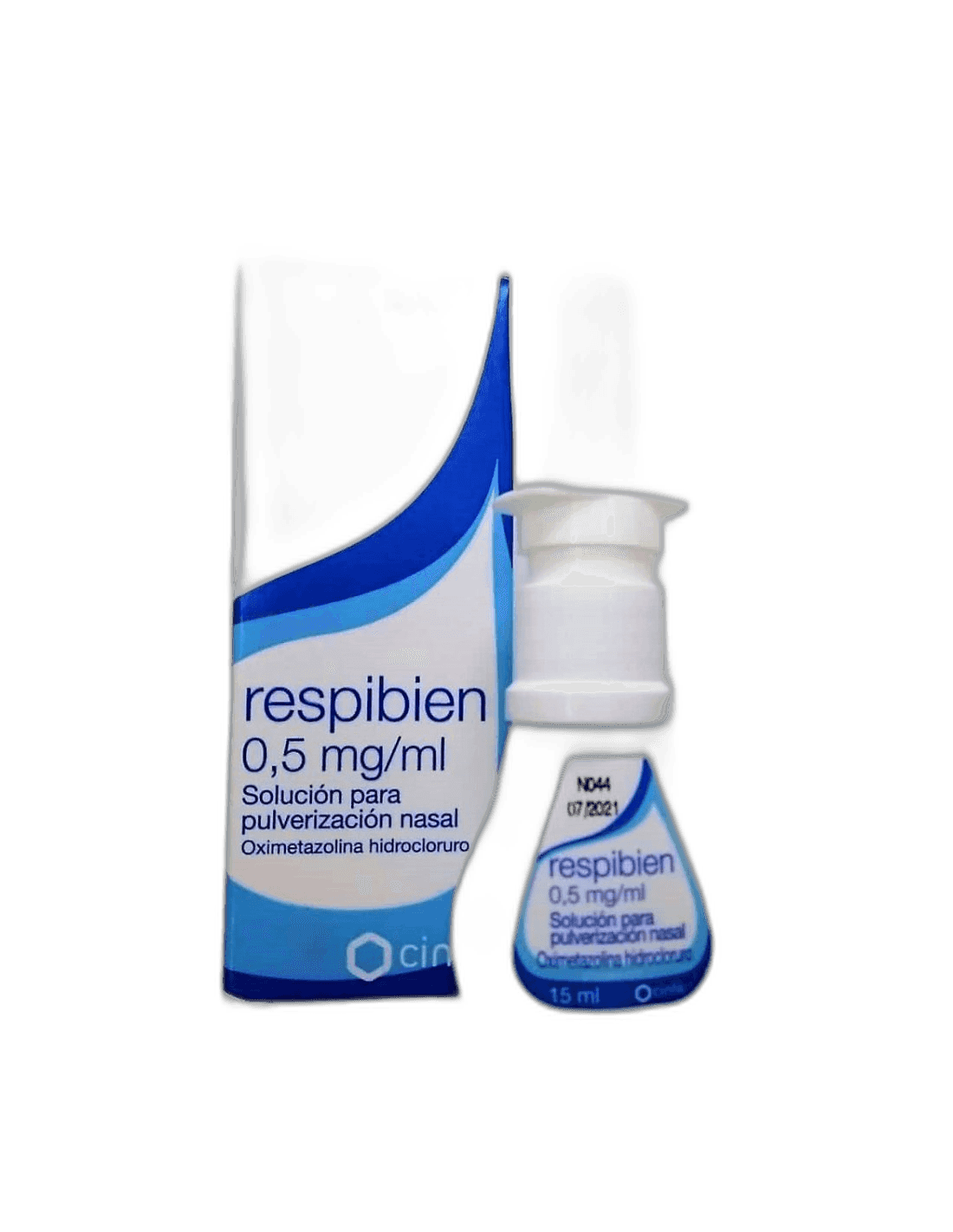 Imagen de RESPIBIEN 0,5 mg/ml SOLUCION PARA PULVERIZACION NASAL 1 FRASCO 15 ml