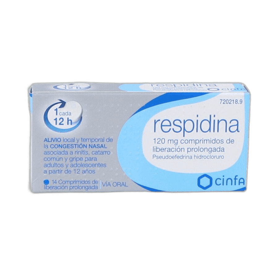 Imagen de RESPIDINA 120 mg 14 COMPRIMIDOS LIBERACION PROLONGADA